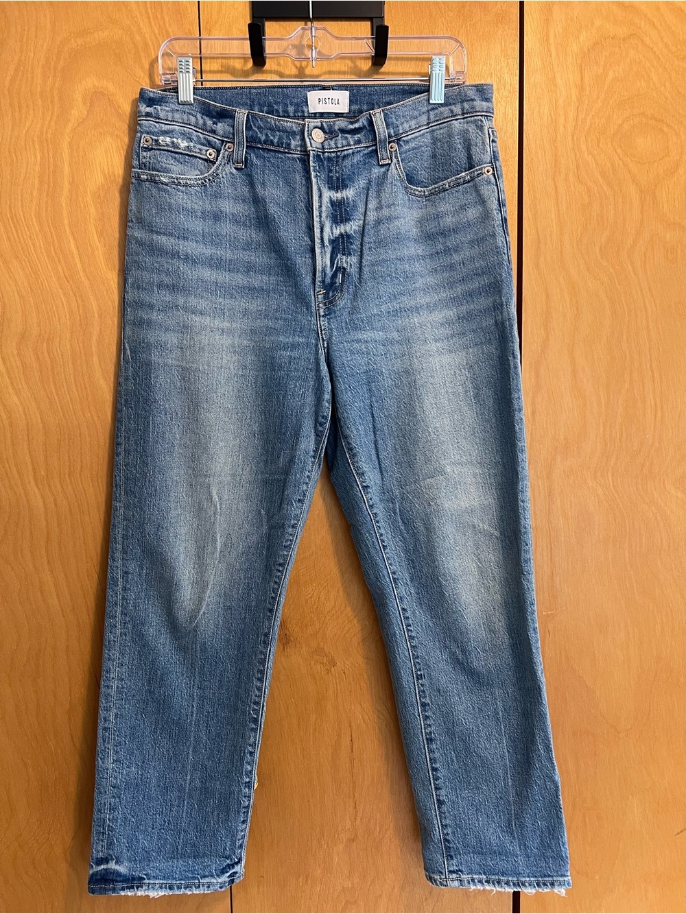 Pistola Women’s Charlie High Rise Straight Leg Jean Size 30